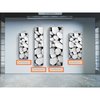 Heat Storm Decorative Radiant Glass Heater, 500 Watt, 16 in. X 48 in., Rock Pebbles Design, 120 V HS-1648-V2